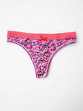 Women's Panties Underwear Women Plus Size Bow Sexy Lingerie Panty Thongs and G String Tanga T-back Seamless String