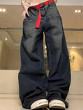 Vintage Washed Distressed Boyfriend Jeans-Outfit