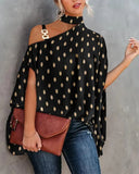 Zingj Wise Hot Summer Hanging Bat Sleeve Print Shirt