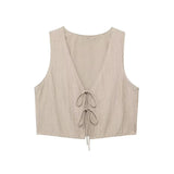 New Textured Vest 8338772 Long Skirt