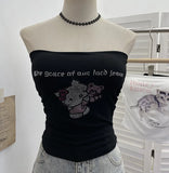 Diamond Tector Tset Coat Outside Wearing Bra Mat Babes Wrapped Bra Short Open Umbilly Printed Vest
