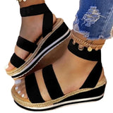 Size Women's Sandals 2024 Summer New Flat Heels Fish Mouth Hemp Rope Bottom Casual Women's