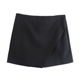 New Korean Version Of High Waist And Long Legs Asymmetrical Candy Colored Skirt Skirt