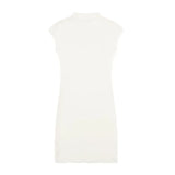 New Stretch Slim Sleeveless Knitted Short Dress