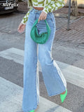Jeans High Waist Women Baggy Jeans Casual Straight Boyfriend 90s Loose Denim Pants Female Wide Leg Wash Denim Trousers