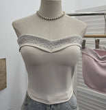 Sense Of Small Heavy Industry Drilled With Chest Pad Inside The Bottom Of The Coat Short Vest Woman