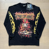 Star Long-Sleeved T-Shirt Men's Ins Street Fashion T-Shirt Autumn And Winter Loose Casual Pure Cotton Bottom