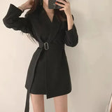 Zingj Suit Jacket Female Net Red 2024 Spring Suit Female Jacket Chic Black Korean Version Of The British Wind Casual