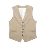 Vest 99293210 High Waist Casual Shorts 9929221