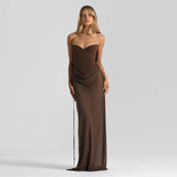 Lace Slings Summer New Low-Breast Perspective V-Neck