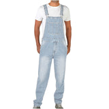 Retro Design Sense Jeans Overalls Men Straight Tube Loose Overalls Jumpsuit-Outfit