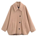 And Winter New Wool Blended Short Coat Coat