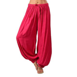 Ladies' Knickers Loose Casual Rayon Wide Tube Pants Harlan Pants Yoga Dance