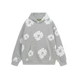 High Street Tide Card Letter Printed Loose Jeans Jacket Men's And Women's Same High Street