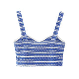 Spring Vacation Style Striped Top 2298200 Shorts
