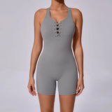 Zingj Back Tight Hollow-Out Yoga Pants Peach Hip All-Piece Speed Dry Exercise Fitness Jumpsuit-Outfit