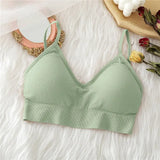 Seamless Women Bra Tank Tops Underwear Women Adjustable Shoulder Strap Wire Free Bralette Female Lingerie Brassiere