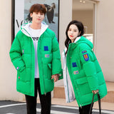 In The Winter Of 2024, Both Sides Wear Long Cotton Clothes Male Popular Brand Ruffian Handsome Loose Design Sense Fashion Warm Padded Clothes-Outfit