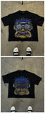 Hip Hop T-Shirt Harajuku Short T-Shirt Gothic Street Clothing Fashion Men's And Women's Punk
