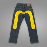 Hip Hop Sells Straight Jeans Retro Street Lovers Print High Street Men's Punk