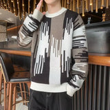 Version Of High Street Clothes Men In Spring And Autumn 2025 New Trendy Languid Knitted Sweater Long