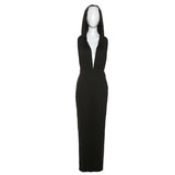 Zingj Summer New Women's Fashion Sexy V-Neck Back Design Feel Hat Slim