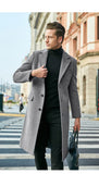 Men's English Men's Long Coat Long Sleeves And Coat Autumn And Winter