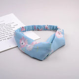 Headband Cross Top Knot Elastic Hair Bands Soft Solid Color Girls Hairband Hair Accessories Twisted Knotted