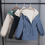 Plus Thick Wind Coat Autumn Winter 2025 New Women's Casual Fashion Small Stormtrooper Cotton