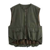 Summer New Loose Casual Cardigan Women's Vest Vest
