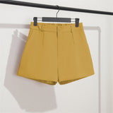 Zingj Spring And Summer Shorts Female Autumn Summer 2024 New High Waist Khaki Boot Pants Are Versatile With A Thin Korean Version Of Wide Leg