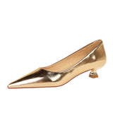 Zingj Retro Fashion Simple And Comfortable Low With Cat With Shallow Mouth Pointed Party Women's Shoes Spring And Autumn Single