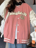 Vintage Embroidery Varsity Jacket- Outfit