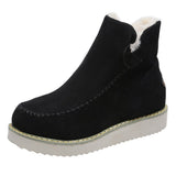 Winter New Large-Size Women's Shoes Artificial Short Plush Suede Fashion Boots Short-Barrel Cotton Shoes From