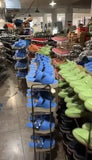 Baotou Semi-Slippers For Women's Spring And Summer New Flat-Bottomed Water Drill Thick-Soled Lazy Casual