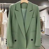 Zingj Small Suit Jacket Female Spring And Autumn 2024 New Korean Version Straight Tube Casual Niche Design Fried Street Fashion
