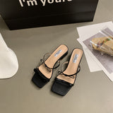 Zingj Skirt French Evening Wind Slippers Female Summer Outside Wear 2023 New Korean Version Of The Gentle Fairy Holiday Thick With Cool