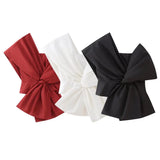 Autumn Style Bowtie Asymmetrical Collar Slim Blouse