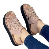 Size Sandals For Women In Summer, New Thick-Soled Muffins, Fish Mouth, Metal Rivets, Round Head, Fashionable Women's