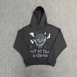 High Street Tide Card Letter Printing Loose Hooded Sweater Suit For Men And
