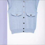 Summer Flip Decoration Leisure Knitted Vest