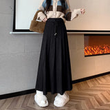 Zingj Actual Shot Shows The Thin Half Skirt, The New High Waist Knitted A Skirt In Autumn And Winter, The Big Pendulum Skirt, The Long Skirt With Large Pleated