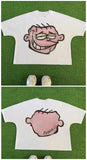 Printing Of Men's T-Shirt Blutosatire Billdog Cotton Oversized