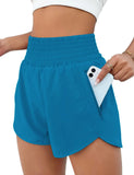 Women's Sports Shorts Quick-Dry Loose Leisure High-Waist Side Zipper Fitness Yoga Three-Point