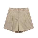 Vest 99293210 High Waist Casual Shorts 9929221