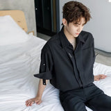Men's High-End Casual Shirt Short-Sleeved Shirt Men's Shirt With Summer New Small Simple And