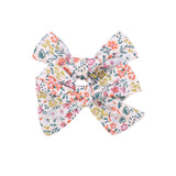 2021 New Cotton Linen Print Hair Clips For Cute Baby Girls BB Boutique Hairpins Barrette Headwear Kids Hair