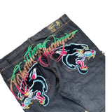 Year's Hot Gothic Y2K Men's Jeans Hip-Hop Loose Punk Style Harajuku