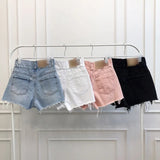 Ripped Jeans Shorts Women Plus Size High Waist Denim Shorts Female Summer Chic Streetwear Stylish Sexy Hot Shorts