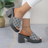Zingj Size Summer Sandals, Women's Slope Heels, Thick Soles, Sandals, Waterproof Super High Heels, Thick Heels, Women's
